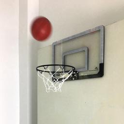 Basquete infantil de parede, conjunto de brinquedos com bomba para meninos, cesta de basquete para crianças - Image 4