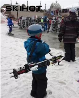 Skihot-alça para motociclismo, faixa de ombro/esqui, correia para prancha de ski, snowboard, prancha de skate longa, rápida e simples, esquis e polos de 110cm - Image 6