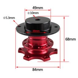 Kit universal de liberação rápida para volante, adaptador de cubo de roda para cubo de volante de 6 furos - Image 4