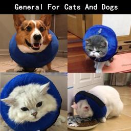 Colar inflável macio para animais de estimação, Cone de cabeça para cachorro, Colar eletrônico projetado para proteger animais de estimação, Pós-cirurgia - Image 6