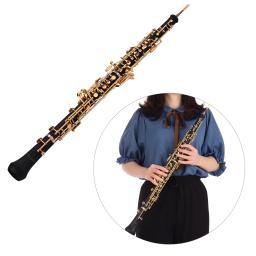 Ammoon semiautomática estilo prateado chaves, Oboe profissional, luvas Reed, estojo de couro, instrumentos de sopro - Image 6