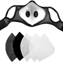 Esportes máscara facial com filtro ativado pm 2,5 do carbono, lavável, reusável, anti-dustproof - Image 4