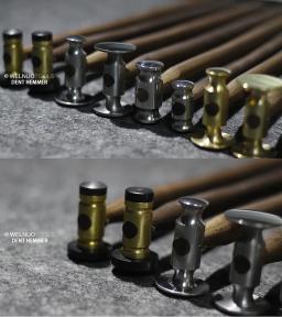 Ferramenta do reparo do instrumento do sopro, ferramentas do ajuste do saxofone, reparo do Dent, martelo de bronze, processamento de superfície do espelho - Image 2