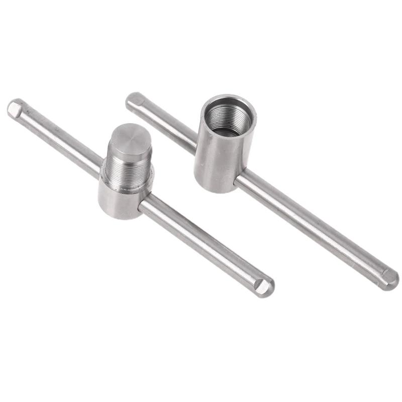 Ponta de taco de aço inoxidável, ferramenta modeladora para arco de bilhar, sinuca, 14mm, compressor de ponta - Image 1