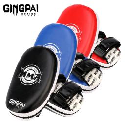 Saco de boxe escudo curva almofadas areia aptidão taekwondo mma chutando soco almofada treinamento do plutônio luta engrenagem muay thai pé alvo - Image 1