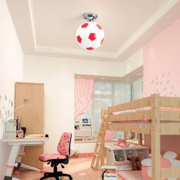 Bola de futebol luz teto futebol basquete luzes led lâmpada do teto iluminação interior meninos quarto decoração para casa luminária - Image 2