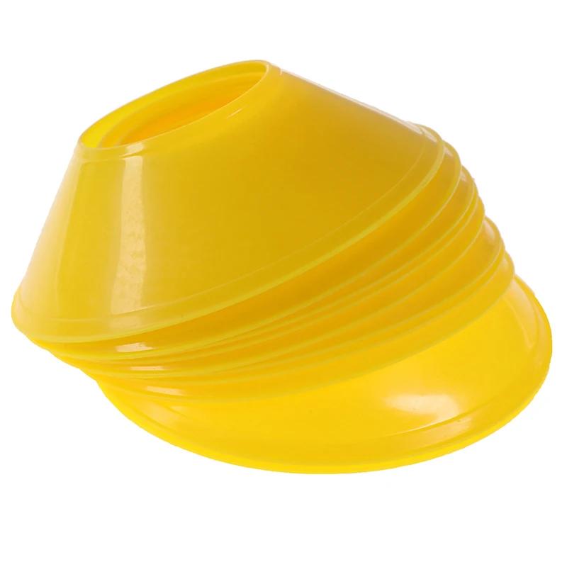 Prato do sinal do treinamento do futebol, Cones resistentes à pressão, Discos Marcadores, Marcador Bucket, Futebol Sports Saucer, 10Pcs - Image 1