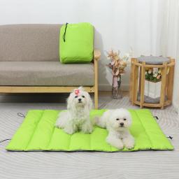 Impermeável dobrável Pet Bed, Almofada Cães Grandes, Refrescante, Tapete Cães Grandes, Acessórios Verão, 110cm - Image 2