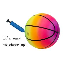 Conjunto inflável de bola esportiva para crianças, basquete, futebol, voleibol com um inflador, melhores presentes para crianças, 2 peças - Image 5