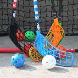 4 pçs campo de hóquei floorball pvc plástico vara bola rua prática esporte ao ar livre hóquei no gelo puck equipamentos - Image 3