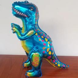 Balões de folha de dinossauro grande 4d, decoração de festa de aniversário para crianças, gênero relevante, globos, chá de bebê, brinquedos diy, 1 peça - Image 1