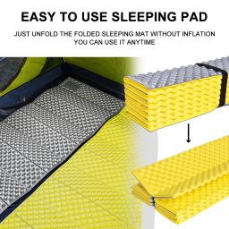 Widesea-Portátil Camping Mat, Dormir Pad, Piquenique Espuma Cama, Colchão, Impermeável, Moistureproof, Viagem, Equipamento Trekking, Cobertor - Image 5