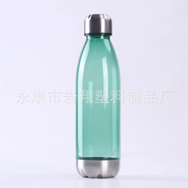 Garrafa de Água Reutilizável de Plástico Livre de BPA com Design de Cola para Esportes e Camping - 750ml, Ideal para Viagens