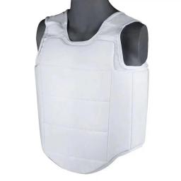 Crianças boxing peito proteger colete de volta suporte leve karate armor dispositivo luta livre karate treinamento protetor uniforme - Image 5