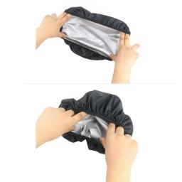 Capa de chuva para assento de bicicleta, capa de silicone com esponja para assento, à prova d'água, alforje elástico, capa protetora para selim de bicicleta, acessórios de bicicleta - Image 3
