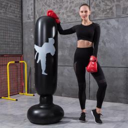 Saco De Perfuração Inflável Para Prática De Boxe, Saco De Areia De Treinamento - Image 6
