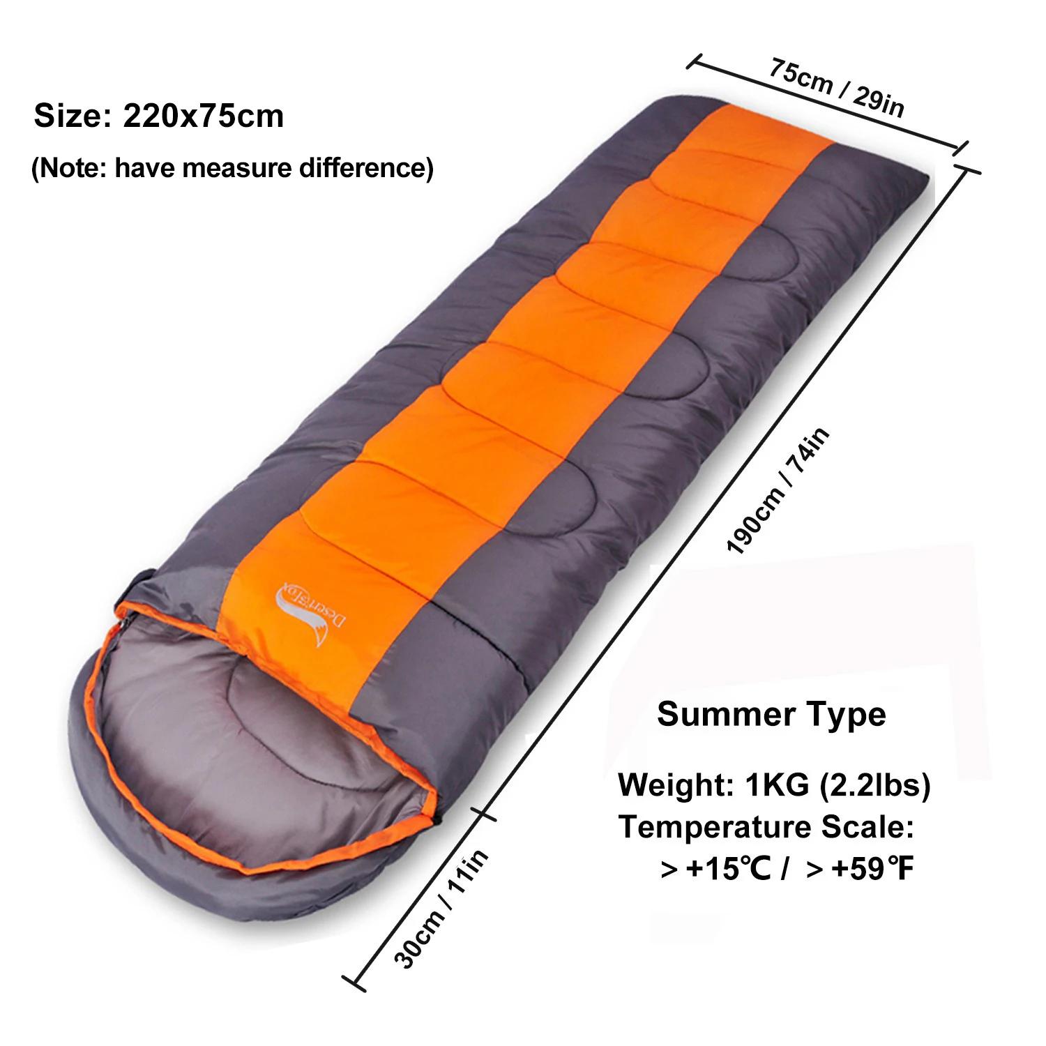 Deserto & raposa quente sacos de dormir para acampamento 4 estações adulto crianças saco de dormir caminhadas mochila viagem com saco de compressão - Image 1