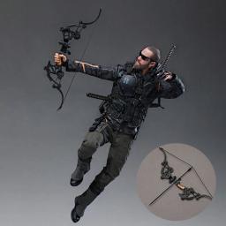 BLTOYS-Mini Conjunto Modelo Arco Composto, Acessórios Arma Soldado, Mini Modelo Seta, Figura 1:6 Action, Fit 12" - Image 1