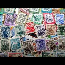 Selos postais com pós-marca para coleção, World Wide todos diferentes, 950 pcs - Image 2