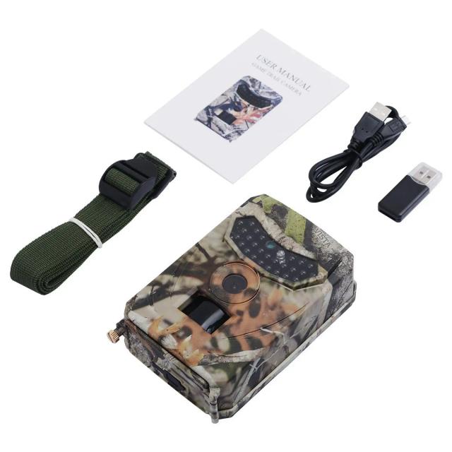 Câmera de Caça Photo Trap 12MP com Visão Noturna e Imagem Térmica para Observação de Vida Selvagem e Aventuras ao Ar Livre