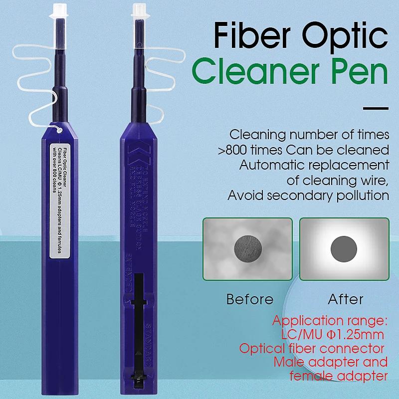 Ferramenta de caneta de fibra óptica ftth 2 tamanhos, 2.5mm lc mu 1.25mm sc fc st lc, limpador inteligente - Image 1