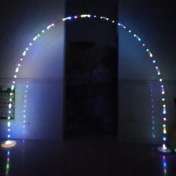 Iluminação de led para festa em arco, suprimentos para festa de casamento e eventos, luz de natal (com conector usb), faça você mesmo - Image 2