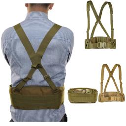 Cinto tático em forma de H para homens, cinto do exército com alça de ombro, cinto ajustável acolchoado macio para caça - Image 1