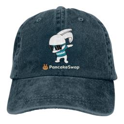 Boné de verão viseira de sol estacas hip hop bonés pancakeswap bolo crypto mineiros cowboy chapéu de pico chapéus - Image 5