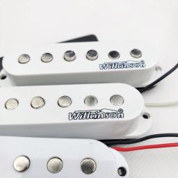 Captadores de guitarra elétrica Wilkinson Lic Vintage Single Coil Captadores para guitarra ST WOVS brancos - Image 5