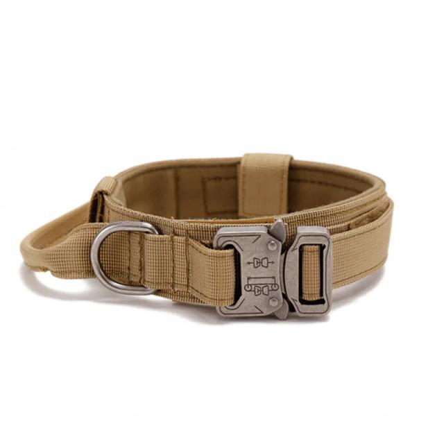 Coleira Militar Ajustável para Cães e Gatos - Treino, Controle e Conforto para Pets de Todos os Tamanhos