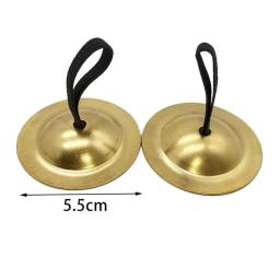 Dança Dedo Pratos de Percussão, Metal Adereços Dançando, Diâmetro 5cm 9cm 15cm, 2Pcs - Image 3