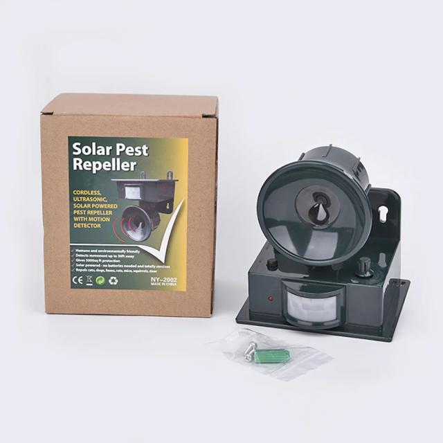 Repelente Solar Ultrassônico para Animais: Proteja Seu Jardim de Gatos, Cães, Raposas e Aves com Sensor PIR
