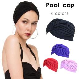 Elastic Nylon Turban para esportes ao ar livre, Boné de natação, Chapéus de banho respiráveis, Yoga Elastic - Image 1