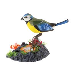 Brinquedo de pássaro que canta, sons e movimentos realistas, ativado por som, com - Image 1
