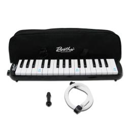 32 chave de piano estilo melodica com caixa órgão acordeão boca pedaço sopro chave bordo gaita boca órgão portátil gaita pianica - Image 6