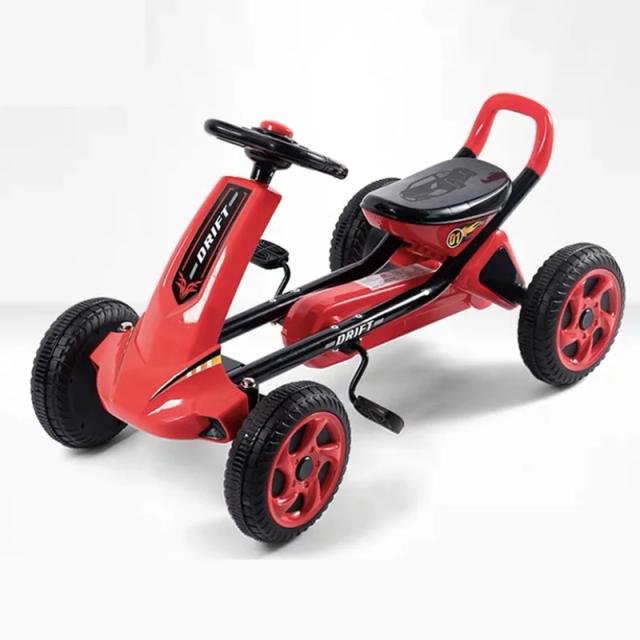 Go Kart ALWAYSME com Assento Ajustável e Pedal para Crianças de 3 a 8 Anos