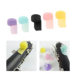 5 pçs silicone clarinete polegar resto dedo titular bocal tampa almofada ajuda a manter a posição correta do dedo - Image 1