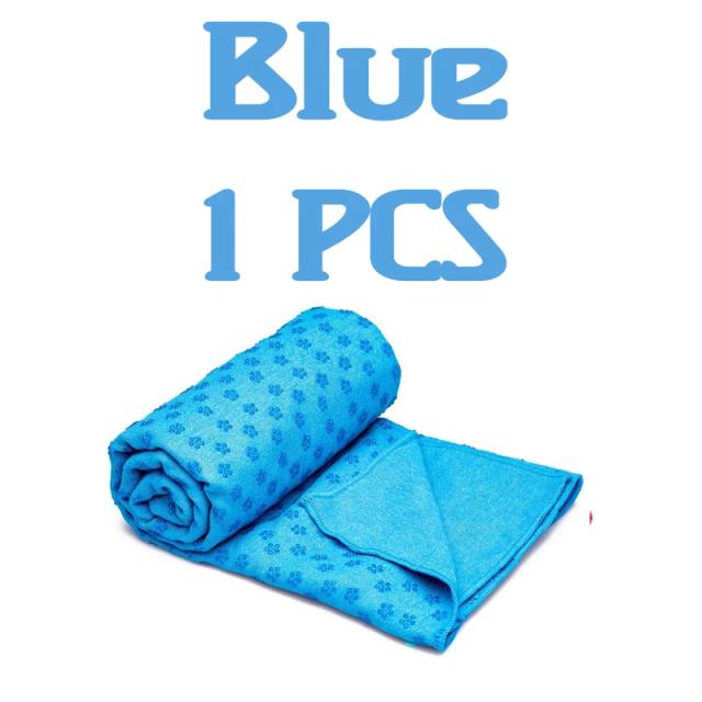 Tapete de Yoga Antiderrapante com Toalha para Viagem - Ideal para Exercícios e Fitness com Alta Absorção de Água e Suor