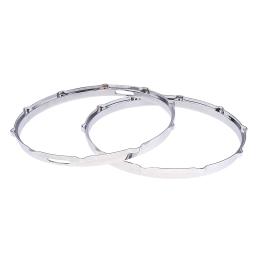 Anel Percussão Instrumento Peças e Acessórios, Drum Hoop, Hardware, 14 em, 2PCs - Image 2