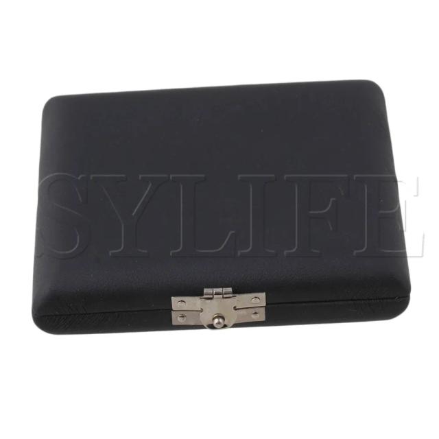 Conjunto de 6 Palhetas de Couro PU Preto para Suporte de Oboé