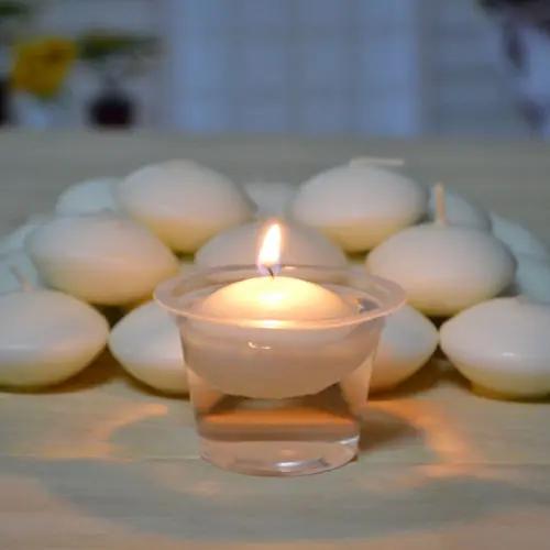 Velas românticas flutuantes de 10 fábricas, suprimentos para festa de casamento, decoração de casa, velas diy - Image 1