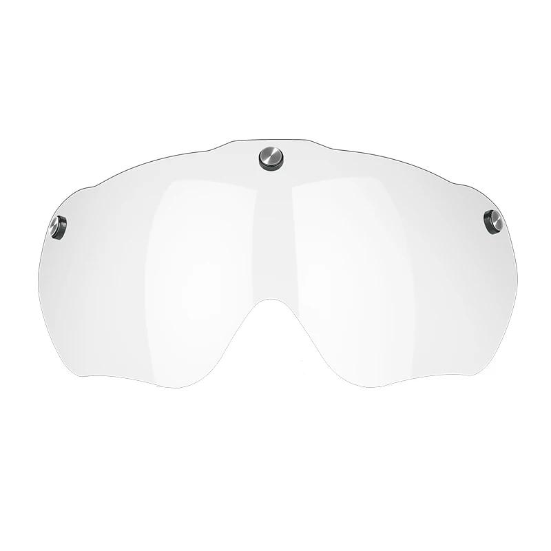 Bicicleta OCIDENTAL-Capacete de ciclismo com óculos de proteção para homens e mulheres, ajustável, lente viseira solar, MTB, bicicleta de estrada - Image 1