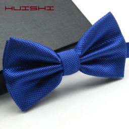 Huishi-gravata borboleta ajustável, para homens e mulheres, acessórios para casamento, festa, gravata borboleta, clássica, adulto, ajustável, moda, gravata - Image 4