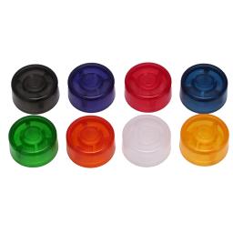 10 pçs footswitches pedal efeito guitarra elétrica pé boné de unhas amplificadores doces cor interruptor de pé toppers botão acessórios - Image 3