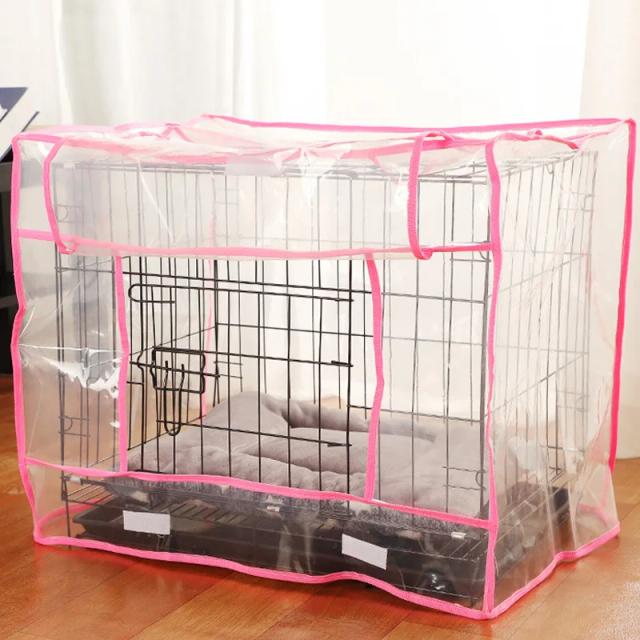 Capa Protetora Transparente para Gaiolas: Verão Sem Mosquitos e Inverno Quente para Gatos e Cachorros