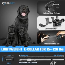 ABBIDOT-T30 Dog Training Collar, Strap de choque elétrico para cães grandes, 330 pés, 950m, suprimentos de equipamentos caninos, sem acessórios casca - Image 5