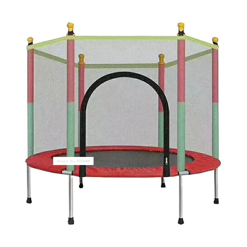 Trampolim Infantil Redondo 140cm - Diversão e Segurança para Crianças