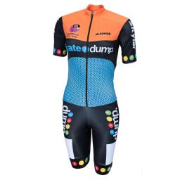 Hunter inline skinsuit equipe areo speedsuit verão men ciclismo roupas de skate ternos ciclismo pro corrida vestuário manga curta conjunto - Image 3