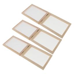 Kit de fabricação de papel para crianças e adultos, Molde de tela, Artesanato DIY, Artesanato, Reciclagem, Arte em papel, 3 pcs - Image 6