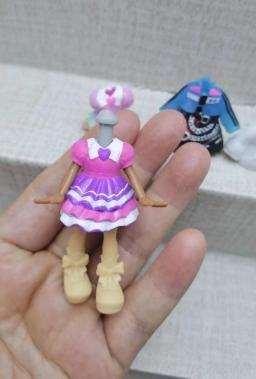 Novo misto 5pcscute polly bolsos menina boneca figuras mini princesa roupas de bebê para bonecas corpo melhores presentes de boneca diy - Image 2